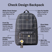 Backpack features in Roman Urdu