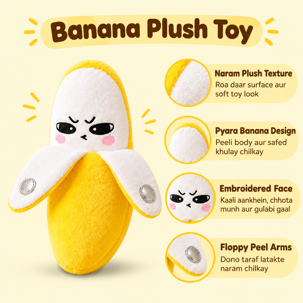 Interactive Banana Musical Toy for Kids