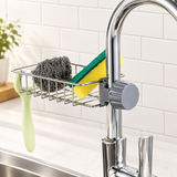 Stainless Steel Sink Faucet Organizer - Kitchen Accessory Designed For Storage Organization