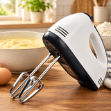 7-Speed Electric Hand Mixer / Egg Beater – Multi-Speed Handheld Mixer for Baking & Kitchen Use