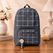 Premium Grid Design Backpack for Students |