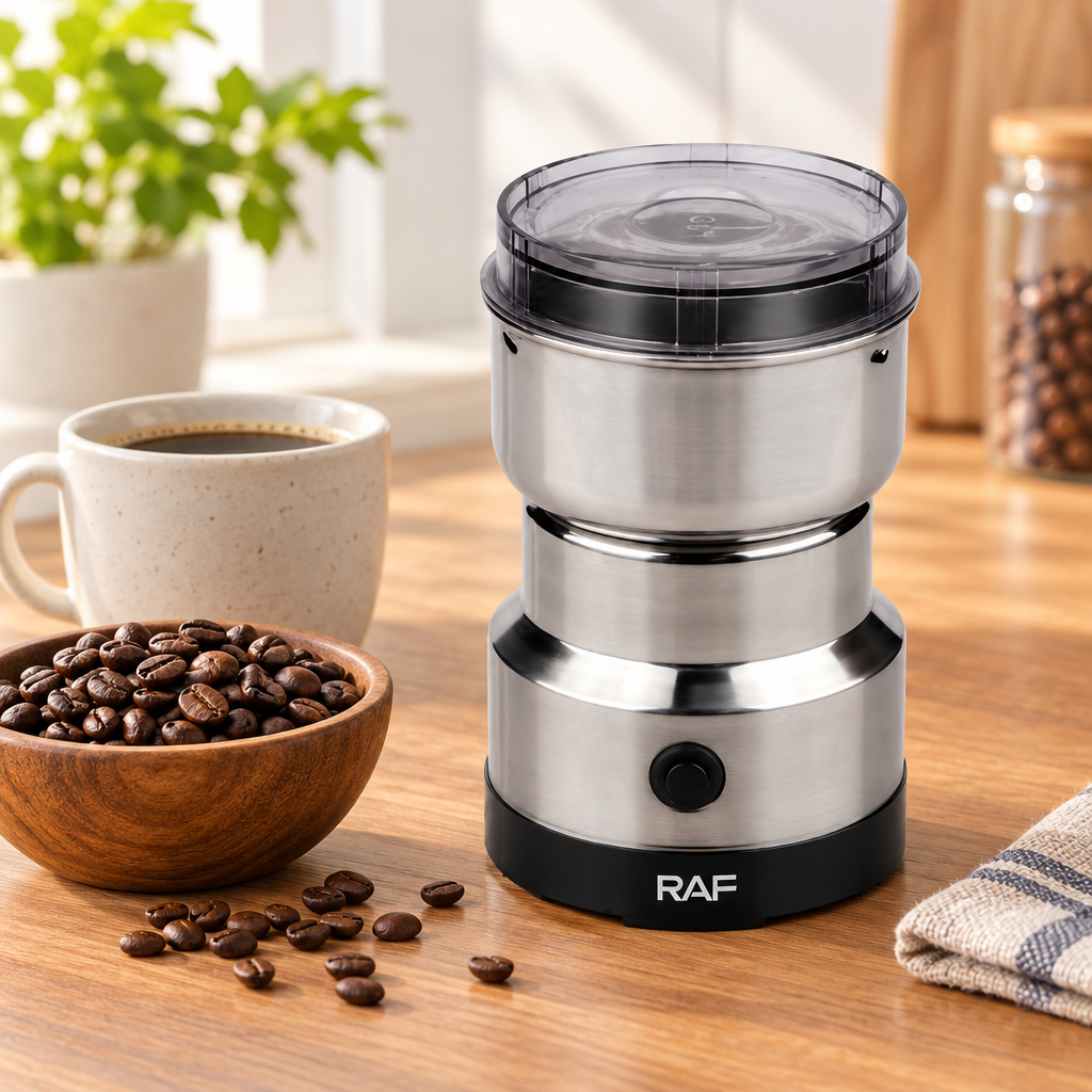 Coffee ke danon ke saath grinder
