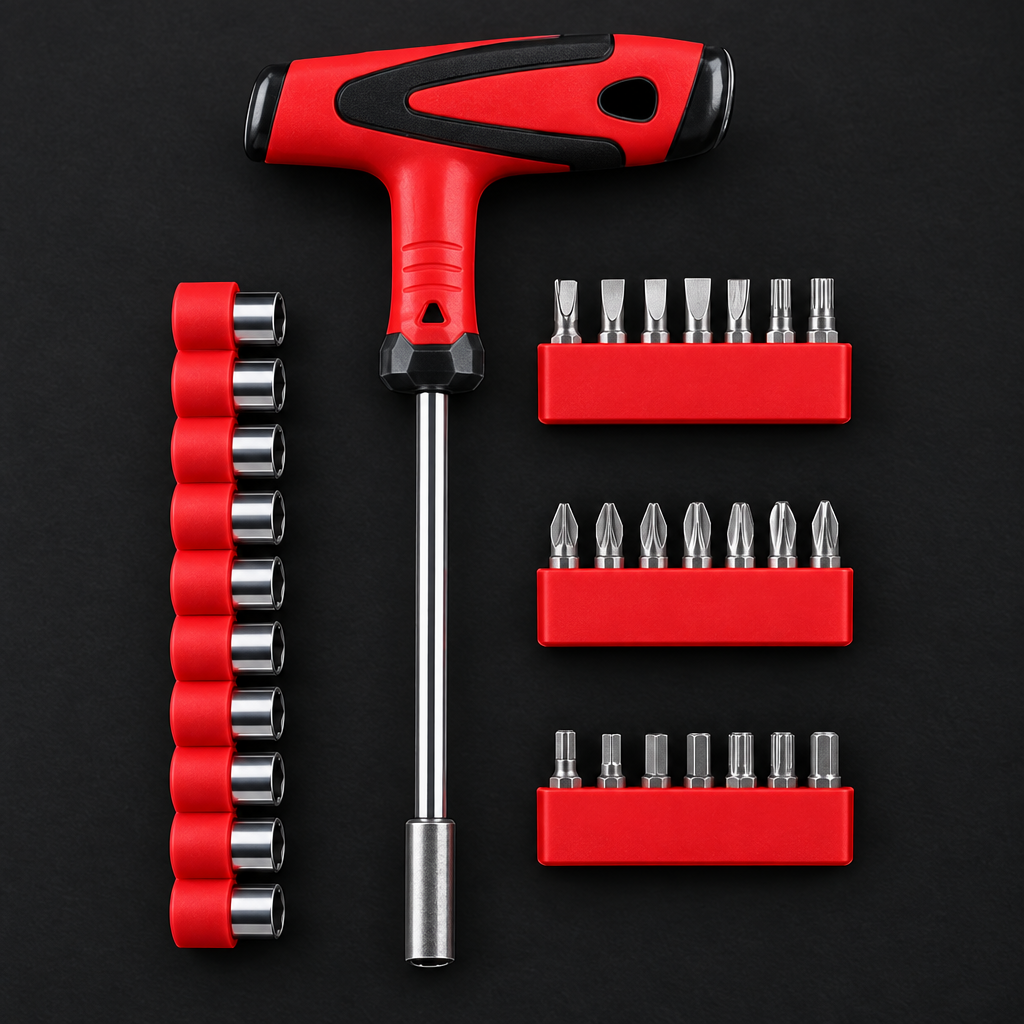 Dark background par screwdriver set