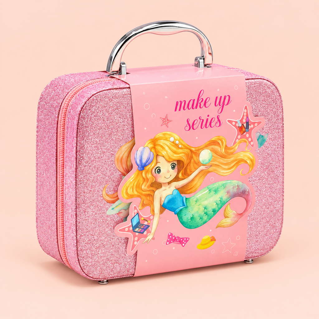 Doosray konay se pink makeup case