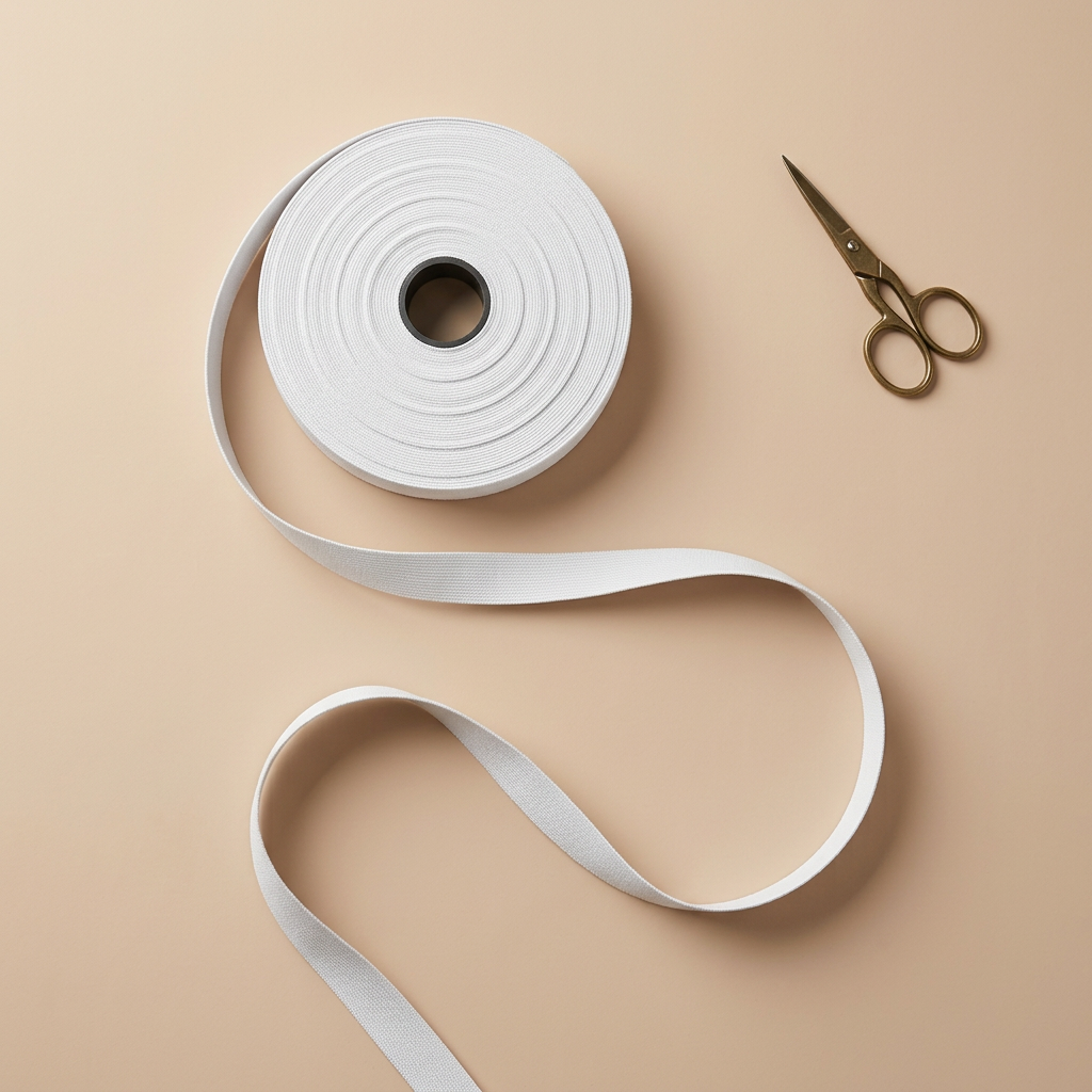 Elastic roll ka overhead view