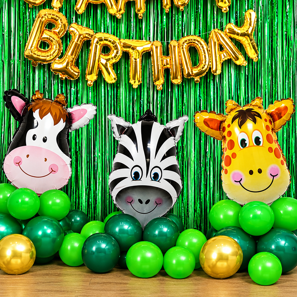 Gaaye, zebra aur jiraf ka close-up