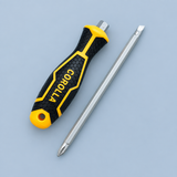 5mm double-head screwdriver with Phillips and flat tips, featuring a detachable handle for easy repair, maintenance, and DIY tasks. Durable, compact, and easy to handle.