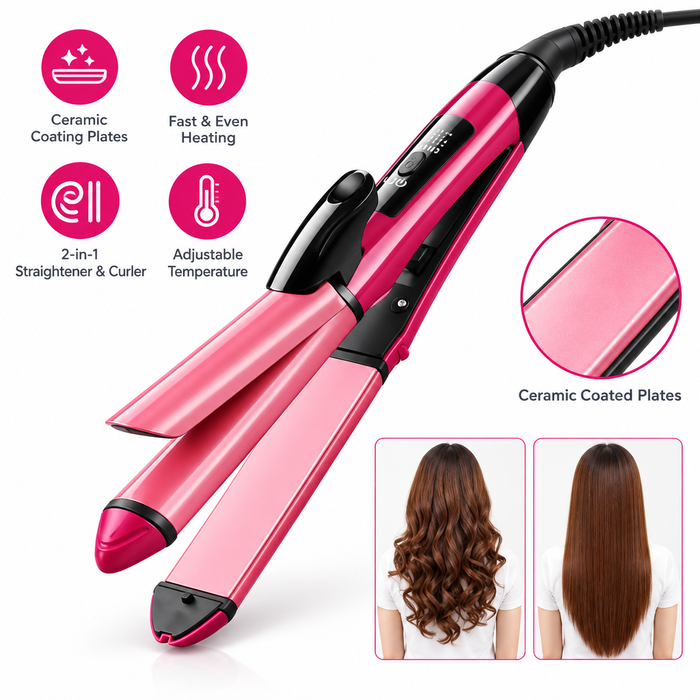 Nova 2-in-1 hair straightener hero shot