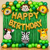 Kamray mein jungle birthday sajawat