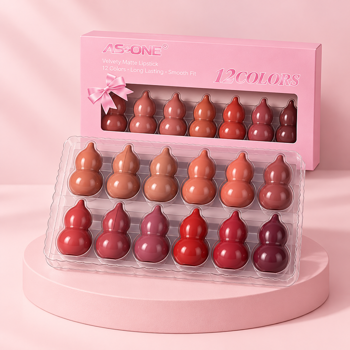 Lipstick set angled view