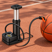 Pump with basketball