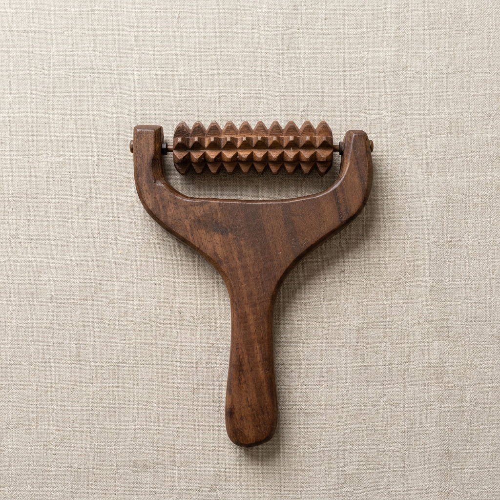 Handcrafted Wooden Scalp, Head, Neck, and Shoulder Massager – Reflexology & Acupressure Roller
