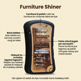 Beeswax Furniture Shiner Sponge – Wood Polish & Cleaner for a Natural Shine