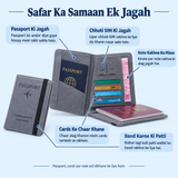 Durable Secure Multi Compartment Design For Passports Cards Money And Travel Essentials