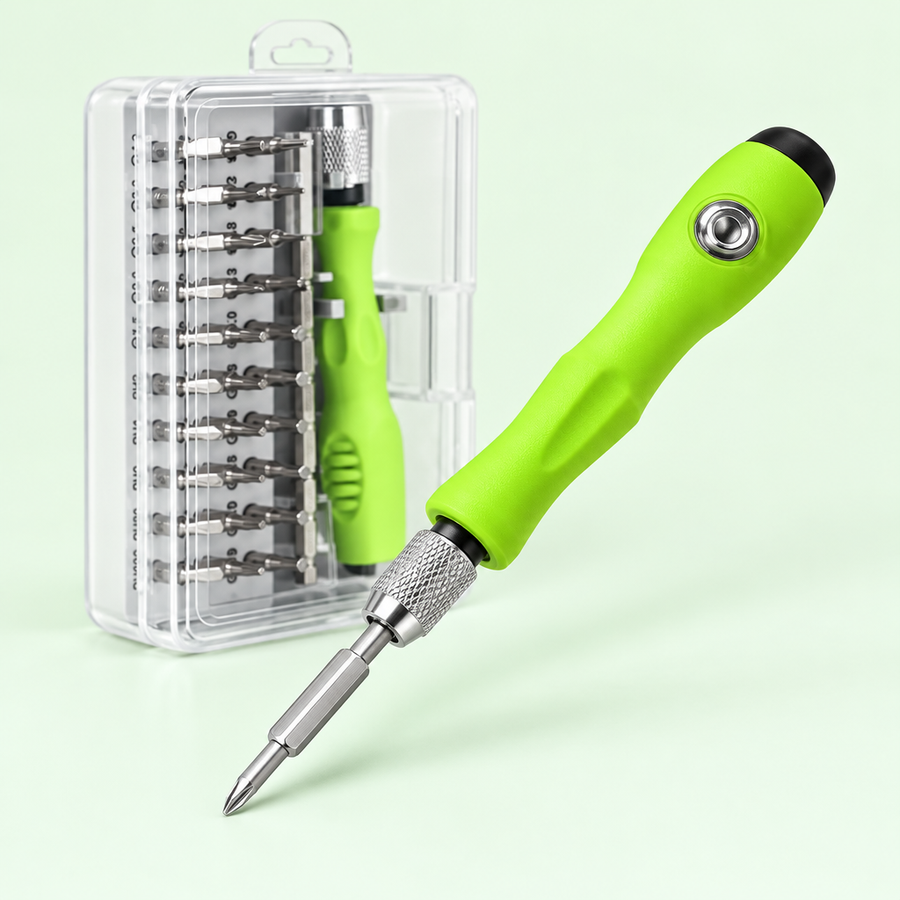 Screwdriver handle ka close-up