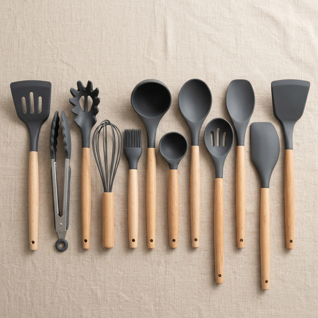 Upar se poora utensils set