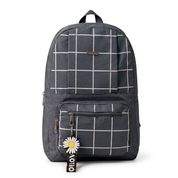 White background check backpack