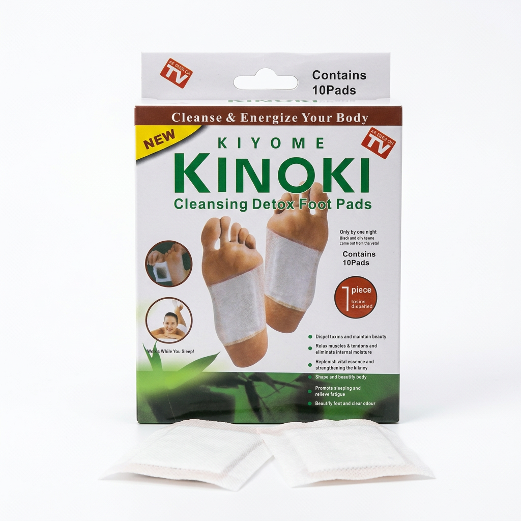 White background Kinoki pack
