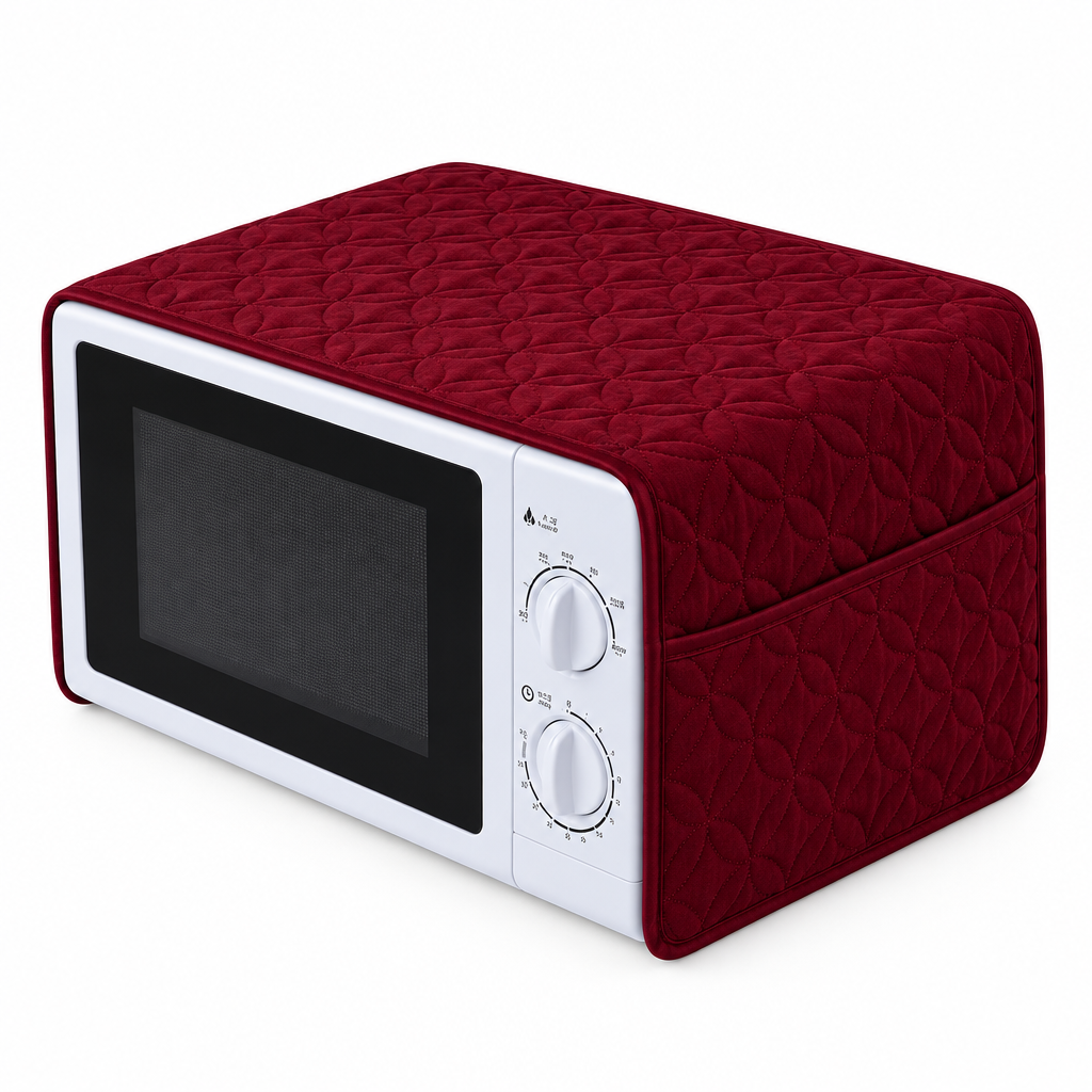 White background par microwave cover