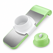White background par sabzi ka slicer