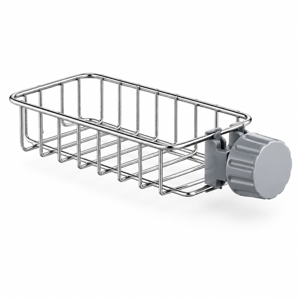 White background par sink basket
