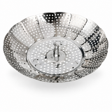 Multifunctional Stainless Cooking Steamer Foldable Kitchen Steamer Plate Anti-Scald Steamer Basket