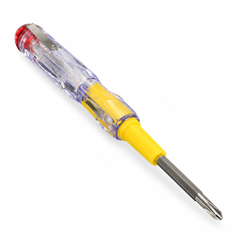 White background par tester screwdriver