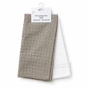 White background par towel set